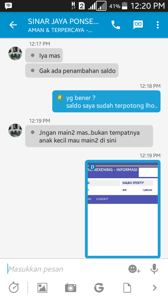 Ini cara ane ngerjain penipu lewat BBM