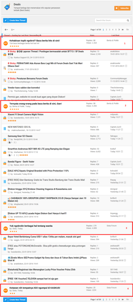 Sadar Ga Ada Yang Baru Di Halaman Forum?