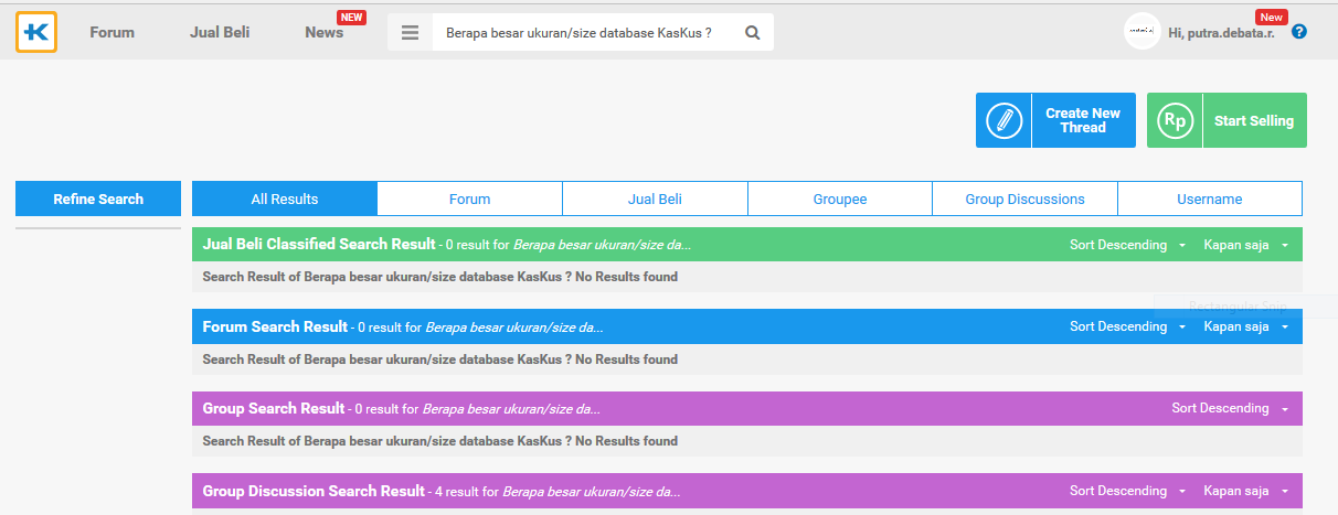 Berapa besar DATABASE KasKus &amp; jumlah server yang digunakan KasKus ?