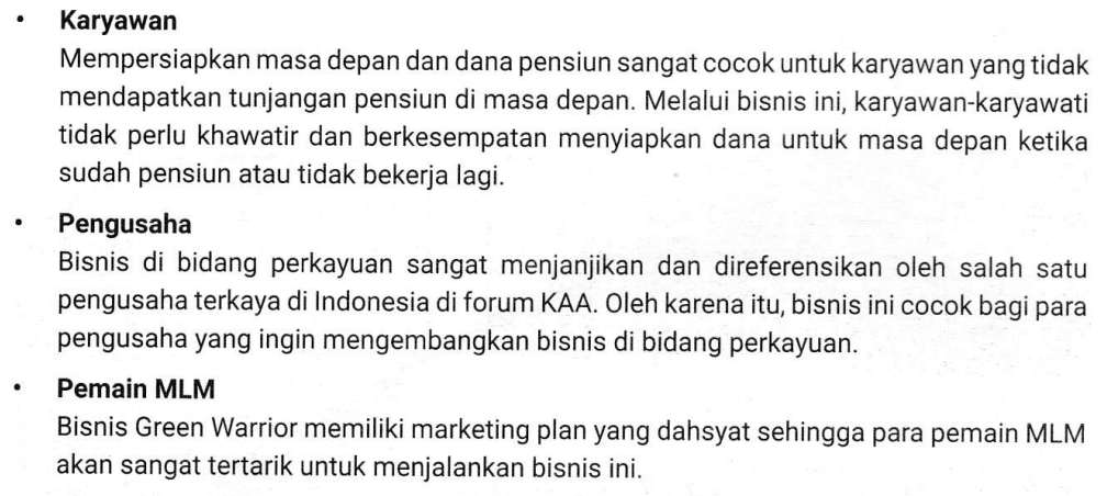 Bisnis Pohon ANTI RUGI! Menguntungkan dan Menyelamatkan Bumi dengan GO GREEN! CEKIDOT