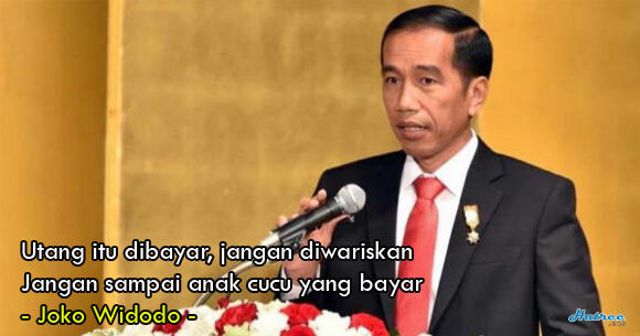 Utang Jokowi itu Jelas, bukan untuk diwariskan ke anak cucu, langsung LUNAS! 