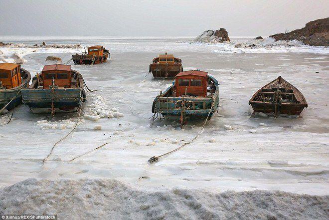 Laut Jadi Daratan Es Inilah China Saat ini &#91; Suhu Minus 47,8 C &#93;