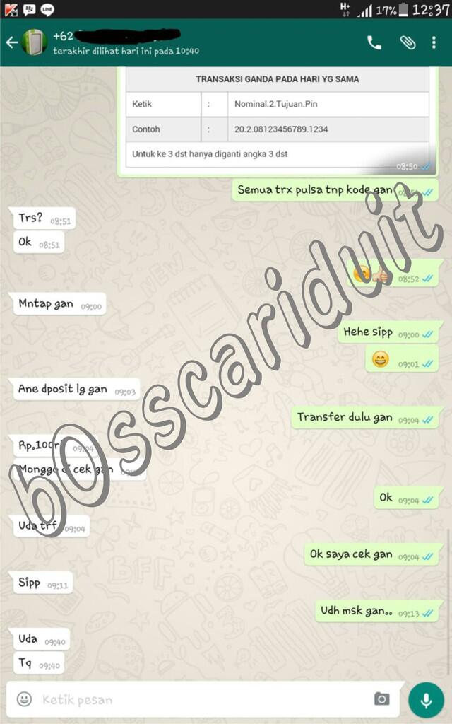 👍👍Feedback &amp; Testimoni by Agan b0sscariduit 👍👍