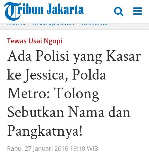 Jessica: Aku Dijemput Paksa Tengah Malam dan Dikata-katain oleh Polisi Tidak Berserag