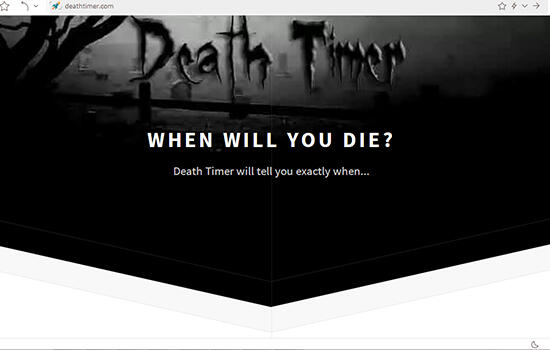 Website Ini Bisa Meramalkan Kematian Kamu. Berani Coba?
