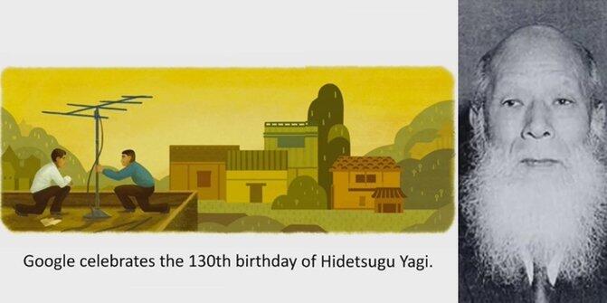 SEJARAH YAGI (GOOGLE DOODLE HARI INI)
