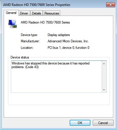 &#91;HELP&#93; VGA AMD laptop gak ke detect