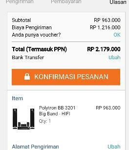 Harga yang menipu di Lazada