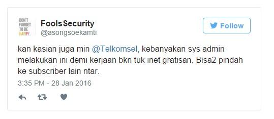 SSH Versi @Telkomsel 
