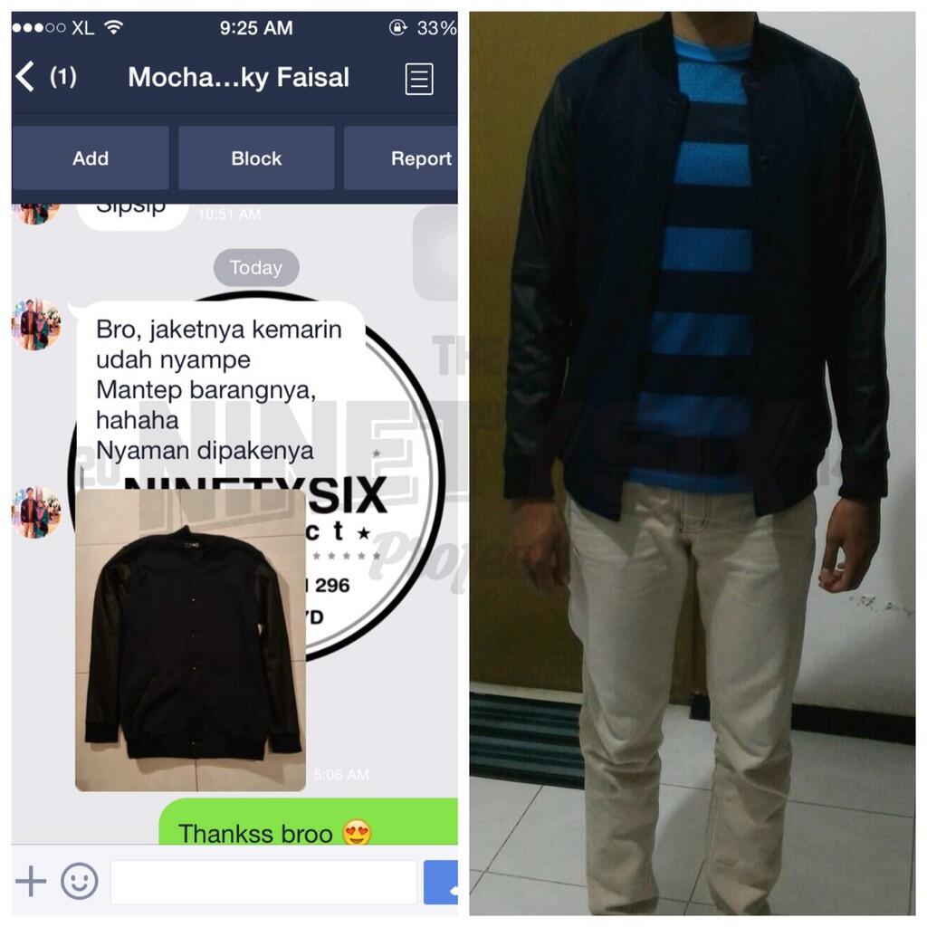 (Reseller dan Dropshipper WANTED! Jaket Lengan Kulit yang lagi TREND