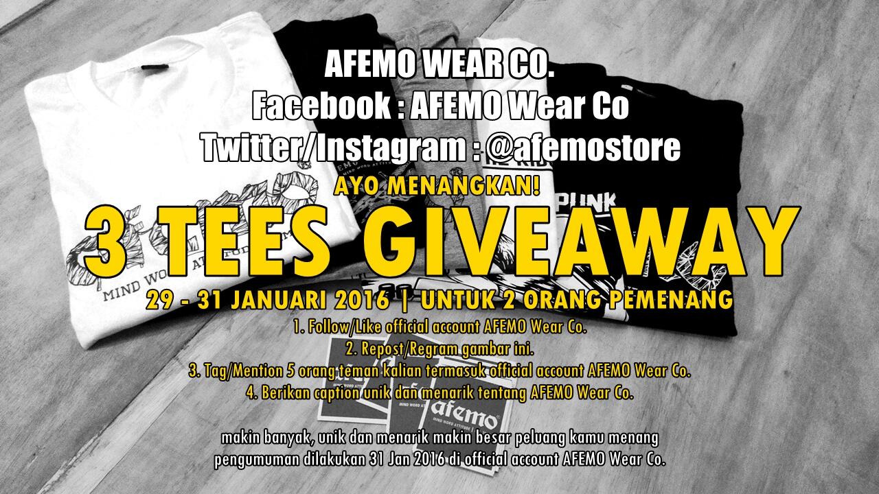 Event Awal Tahun Yang Kasih Kalian Baju GRATIS!