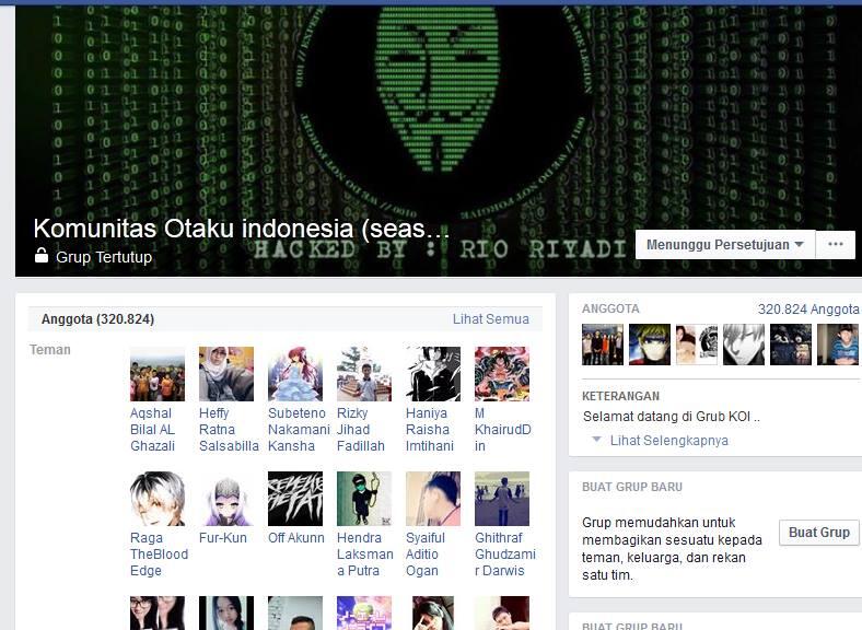 otaku indonesia kena hack oleh rio riyadi