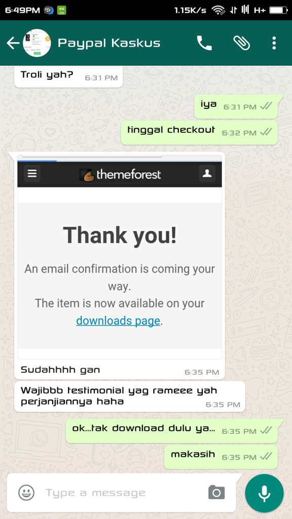 Jasa pembayaran PayPal (Verified Seller)