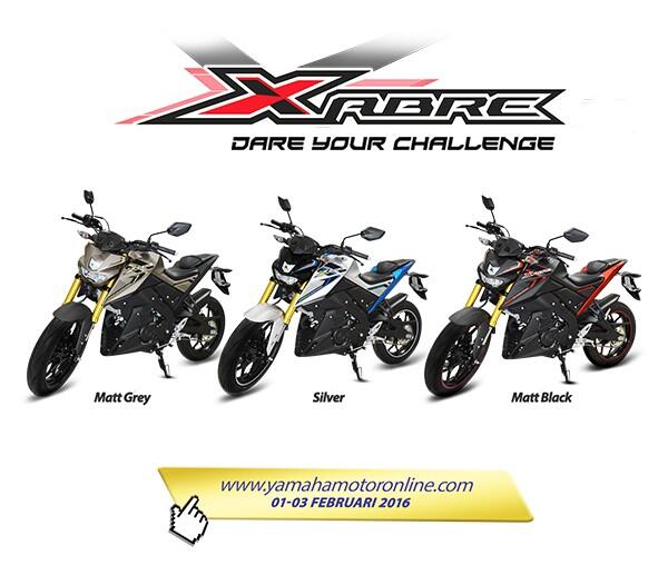 Yamaha Buka Booking Online Xabre 1 Februari sampai 3 Februari 2016, Gan!