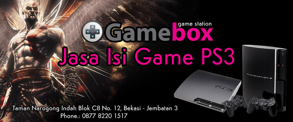 JASA ISI GAME PS3, Lokasi GameBox di Bekasi