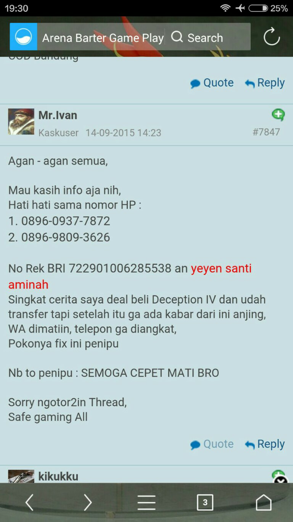Share Hampir kena Tipu id minamlinsky