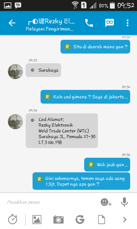 Penawaran harga yang tak masuk akal !!!