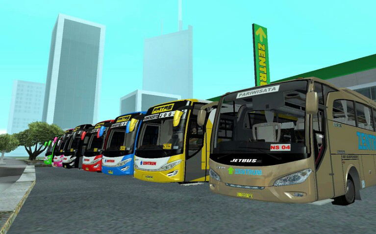 Download Mod Showroom Bus Zentum GTA San Andreas