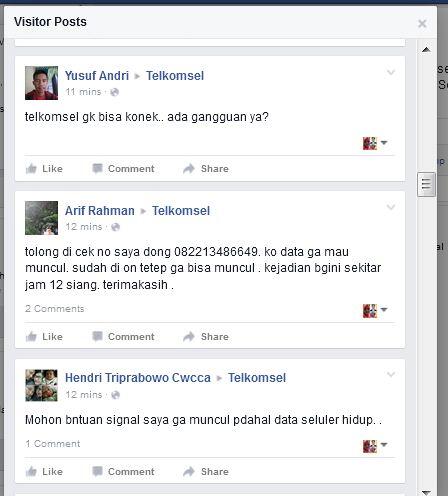 TELKOMSEL BOBROK, JARINGAN INTERNET TELKOMSEL COLAPS