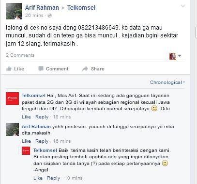 TELKOMSEL BOBROK, JARINGAN INTERNET TELKOMSEL COLAPS