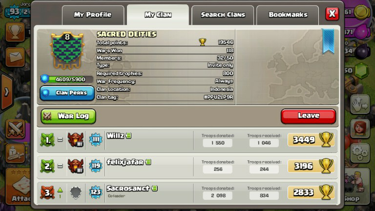 OFFICIAL SACRED DEITIES CLAN