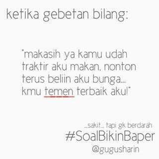 Kumpulan Meme #SoalBikinBaper Yang Pastinya Bikin Baper!