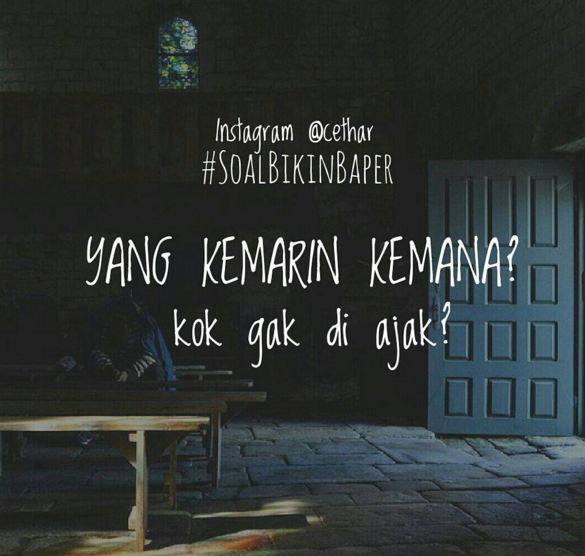 Kumpulan Meme #SoalBikinBaper Yang Pastinya Bikin Baper!