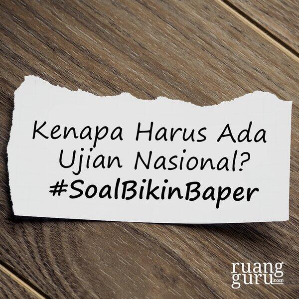 Kumpulan Meme #SoalBikinBaper Yang Pastinya Bikin Baper!