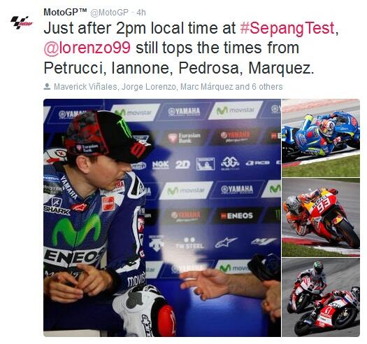 Official Test MotoGP di Sepang, Berikut Photo dan Hasilnya