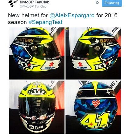 Aleix Espargaro Pakai Helm KYT di Musim Ini
