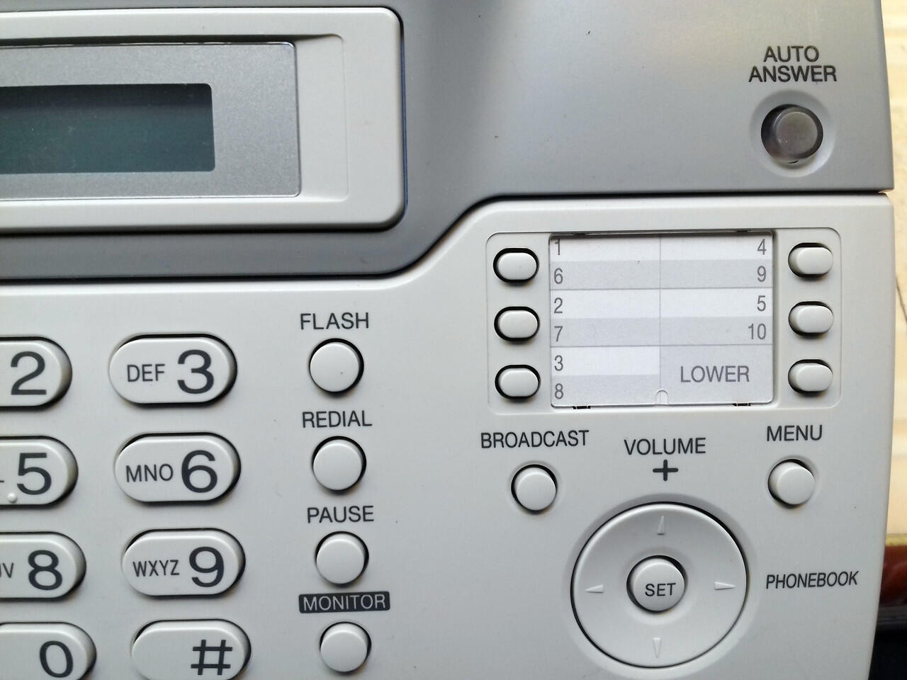 Mesin Fax Panasonic KX-FT933CX Thermal Paper + AUTO CUTTER Faximile