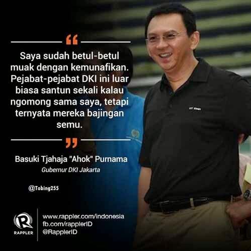 Ahok Menyesal Terlambat Memecat Pejabat DKI