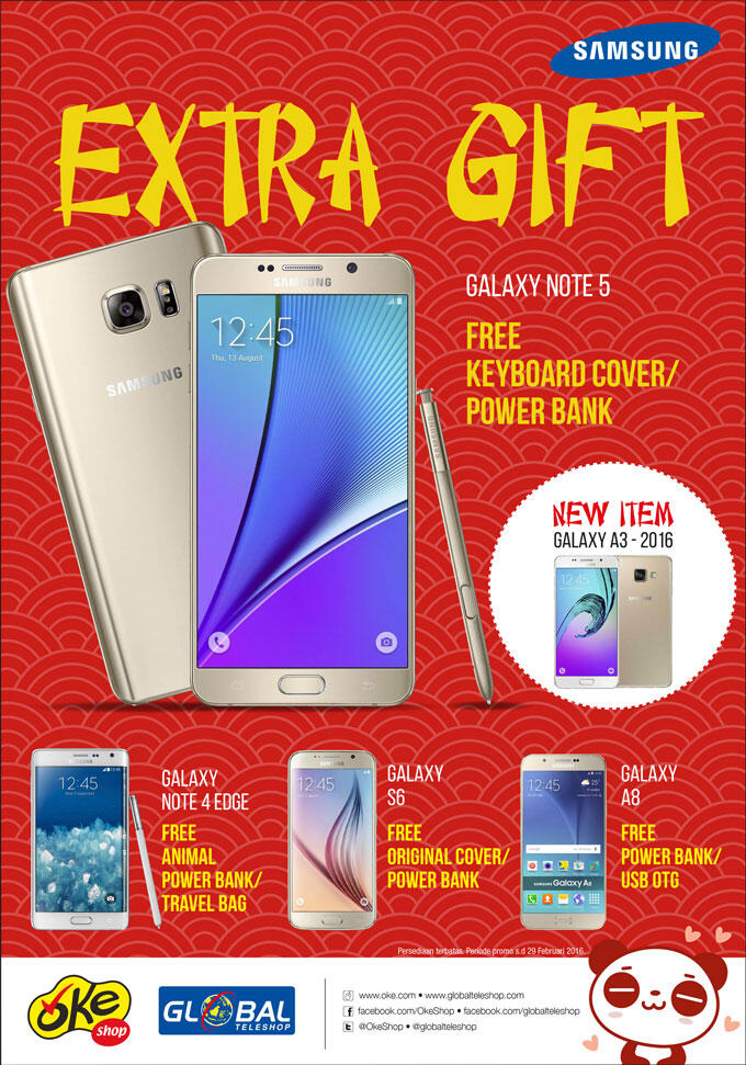 &#91;Extra Gift&#93; Samsung Galaxy @Global Teleshop ~29 Feb 2016