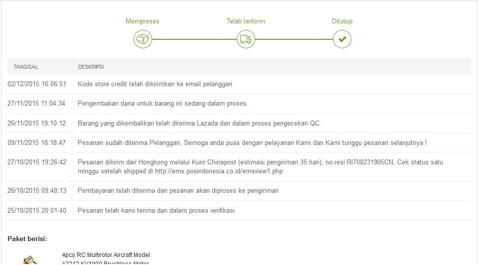 Kecewa di Permainkan Lazada