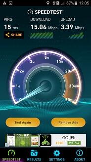 Ngetes Kemampuan Jaringan 4G-Bolt