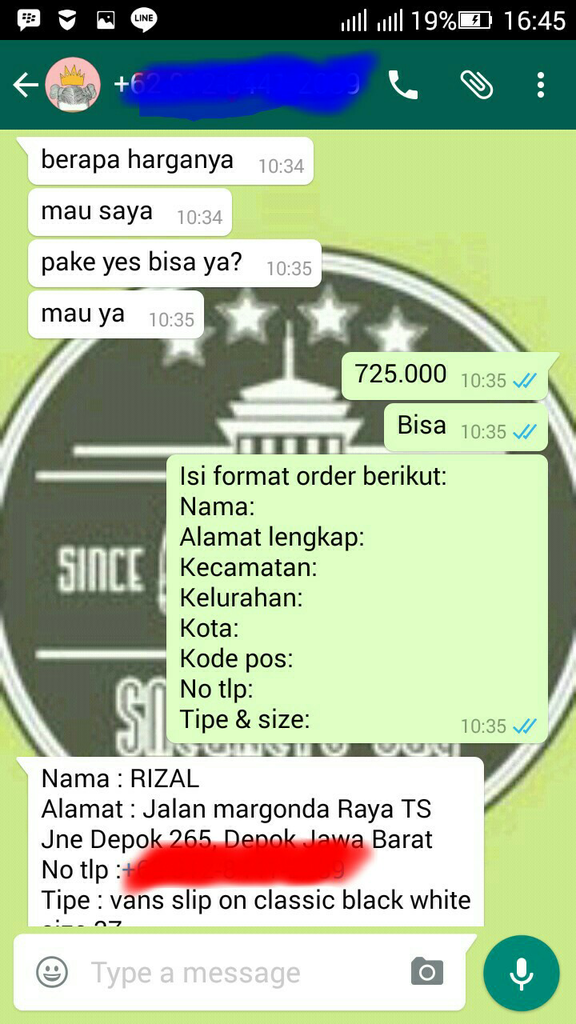 mohon bantuannya! SELLER MASUK