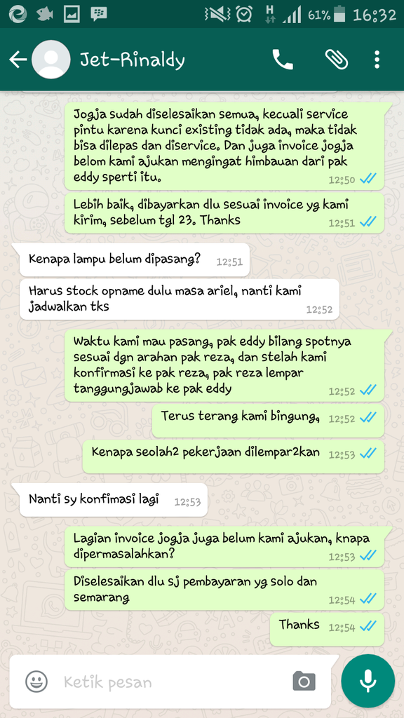 Jet express, kok belum bayar sampe sekarang?