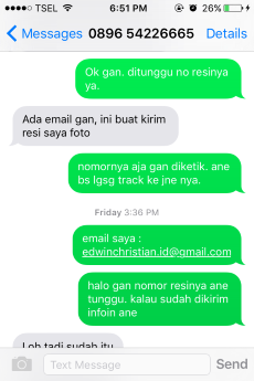 Penipuan oleh ADE ALERIC FAMEAKAN. Ada yang bisa bantu?