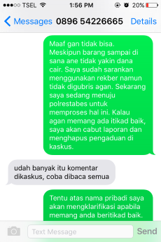 Penipuan oleh ADE ALERIC FAMEAKAN. Ada yang bisa bantu?