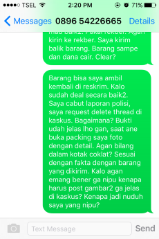 Penipuan oleh ADE ALERIC FAMEAKAN. Ada yang bisa bantu?