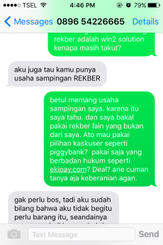 Penipuan oleh ADE ALERIC FAMEAKAN. Ada yang bisa bantu?