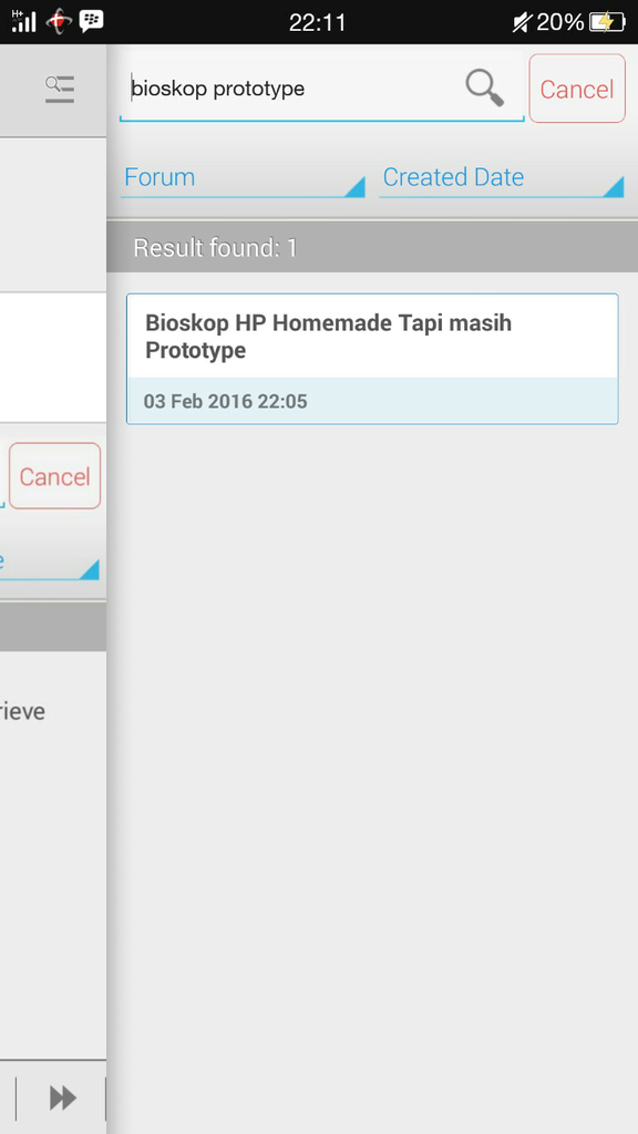 Bioskop HP Homemade Tapi masih Prototype