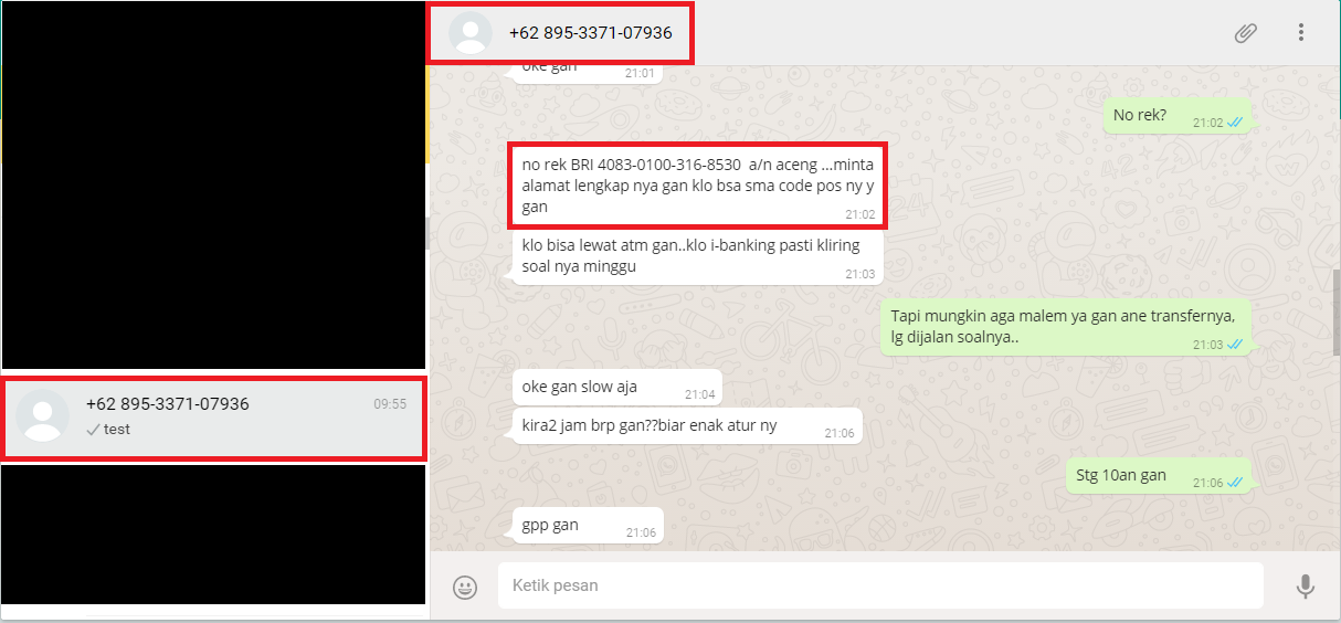 WASPADA PENIPUAN ATAS NAMA ACENG !!! &#91;JANGAN TERULANG LAGI&#93;