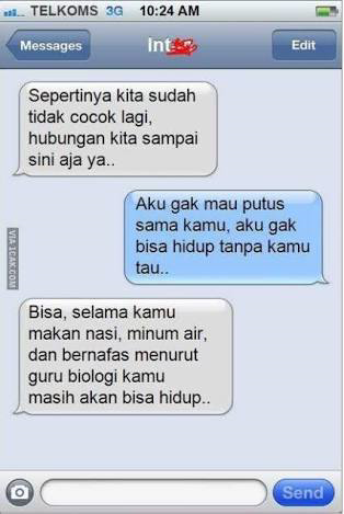 Pernyataan Putus cinta Terpopuler dan Hits!!!