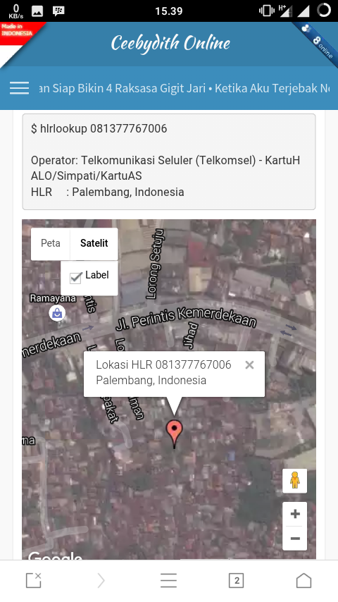 PAKYU TUTI BERKEDOK OPERATOR