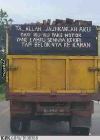 &gt;&gt; Inilah Doa Dari Semua Supir truk di Indonesia &lt;&lt;
