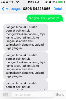 Penipuan oleh ADE ALERIC FAMEAKAN. Ada yang bisa bantu?