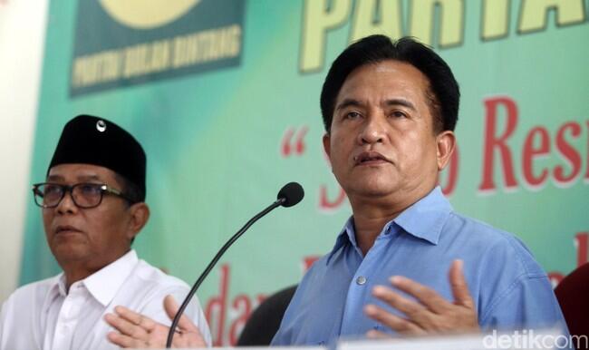 Yusril Ihza Mahendra Siap Head to Head Lawan Ahok di Pilgub DKI