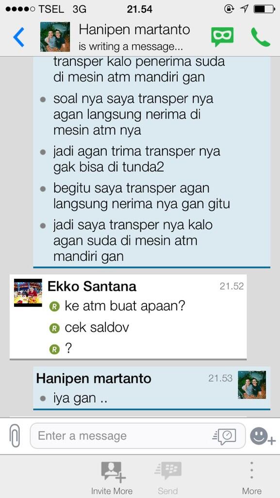 E-CASH menggodai saya gan