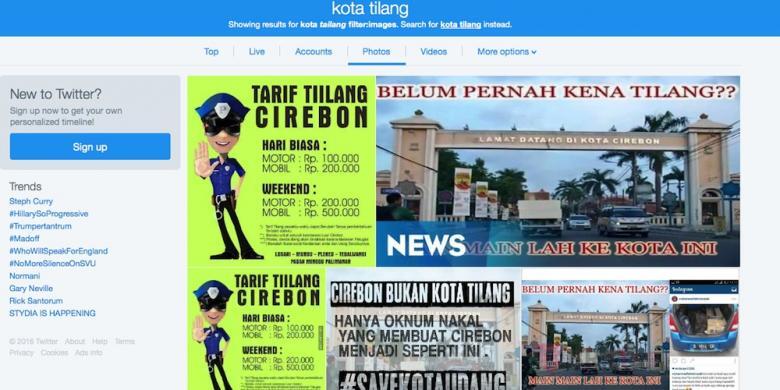 Warga Cirebon Menolak #CirebonKotaTilang Membalas dengan Meme Positif